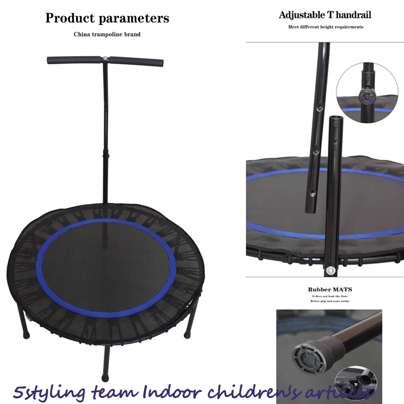 Tianxin trampoline adulte enfants trampoline de fitness à domicile trampoline intérieur et extérieur corde élastique avec main courante trampoline